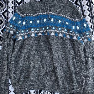 Men’s Cable Knit Hoodie